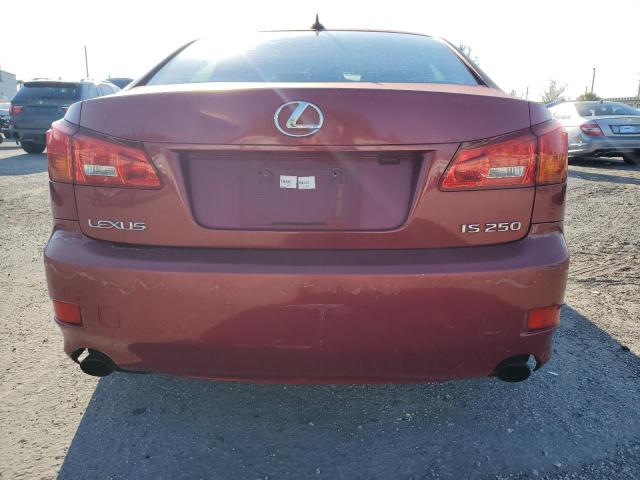 JTHBK262372024927 - 2007 LEXUS IS 250 RED photo 6