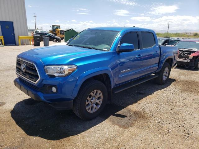 3TMAZ5CN1GM024524 - 2016 TOYOTA TACOMA DOUBLE CAB BLUE photo 1