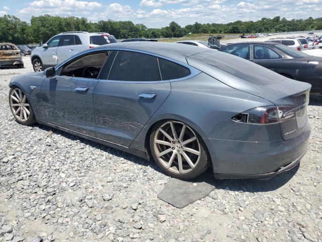 5YJSA1AG5DFP04922 - 2013 TESLA MODEL S GRAY photo 2