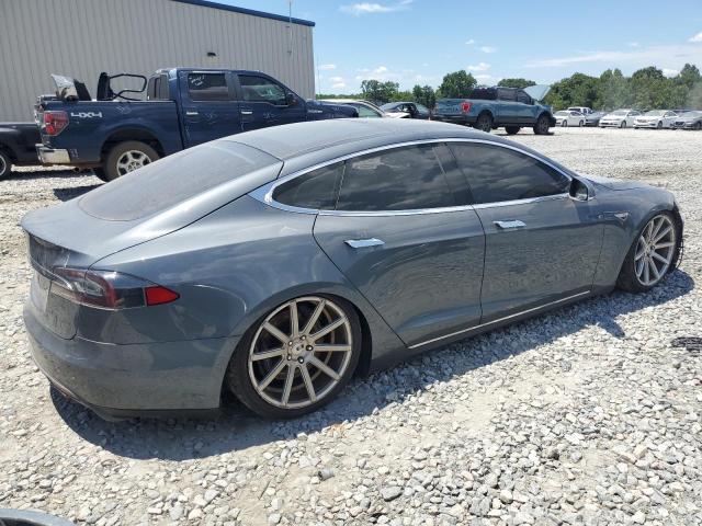 5YJSA1AG5DFP04922 - 2013 TESLA MODEL S GRAY photo 3