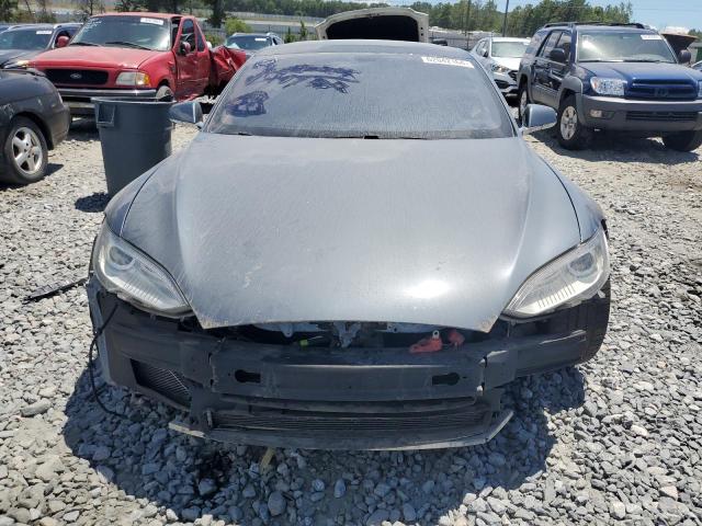 5YJSA1AG5DFP04922 - 2013 TESLA MODEL S GRAY photo 5