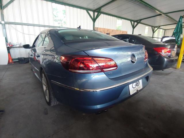 WVWBP7AN2GE502156 - 2016 VOLKSWAGEN CC BASE BLUE photo 3