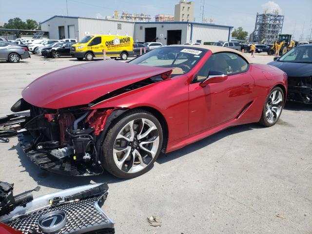 JTHMPAAY8NA105909 - 2022 LEXUS LC 500 RED photo 1