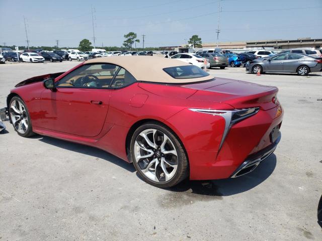 JTHMPAAY8NA105909 - 2022 LEXUS LC 500 RED photo 2