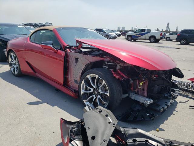 JTHMPAAY8NA105909 - 2022 LEXUS LC 500 RED photo 4