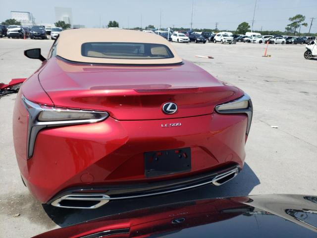 JTHMPAAY8NA105909 - 2022 LEXUS LC 500 RED photo 6