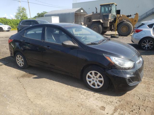 KMHCT4AE1CU044331 - 2012 HYUNDAI ACCENT GLS BLACK photo 4