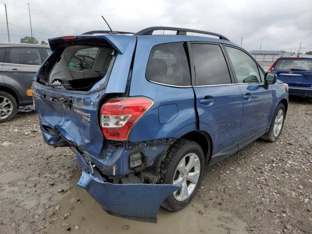 JF2SJARCXFH526592 - 2015 SUBARU FORESTER 2.5I LIMITED BLUE photo 3