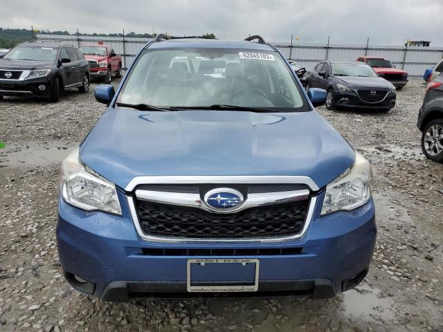 JF2SJARCXFH526592 - 2015 SUBARU FORESTER 2.5I LIMITED BLUE photo 5