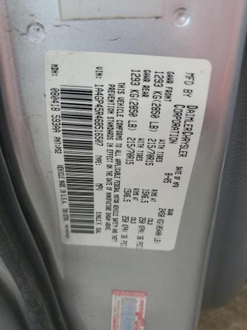 1A4GP45R46B516507 - 2006 CHRYSLER TOWN & COU ვერცხლისფერი ფოტო 13