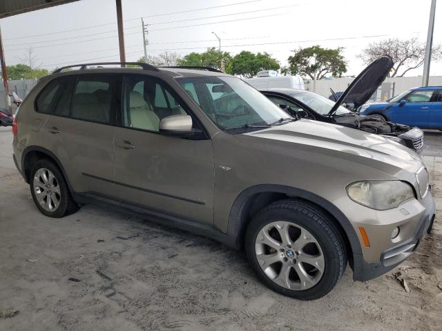 5UXFE83597LZ39365 - 2007 BMW X5 4.8I BEIGE photo 4