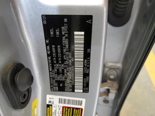 5TDGZRAH6MS528836 - 2021 TOYOTA HIGHLANDER XLE Gümüş foto 13