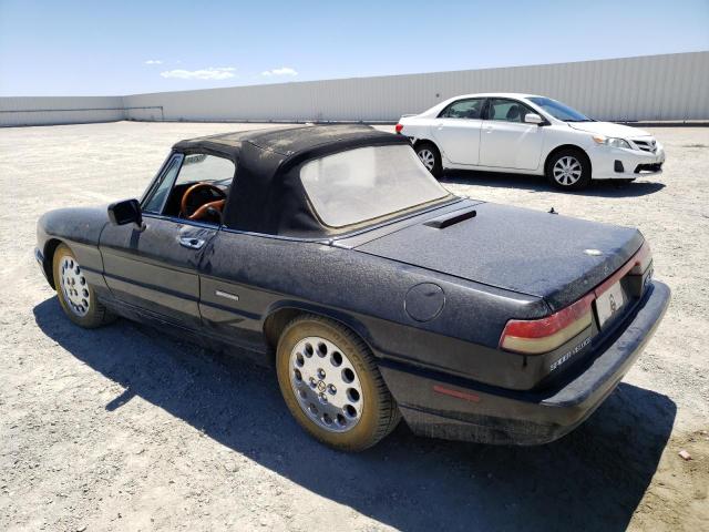 ZARBB42N7M6007037 - 1991 ALFA ROMEO SPIDER VELOCE BLACK photo 2