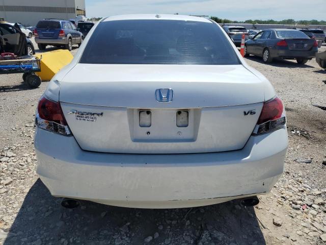 1HGCP36808A085677 - 2008 HONDA ACCORD EXL WHITE photo 6