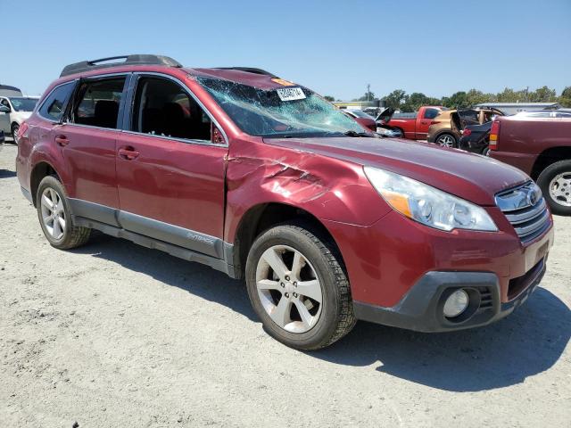 4S4BRBCC7D3316284 - 2013 SUBARU OUTBACK 2.5I PREMIUM RED photo 4