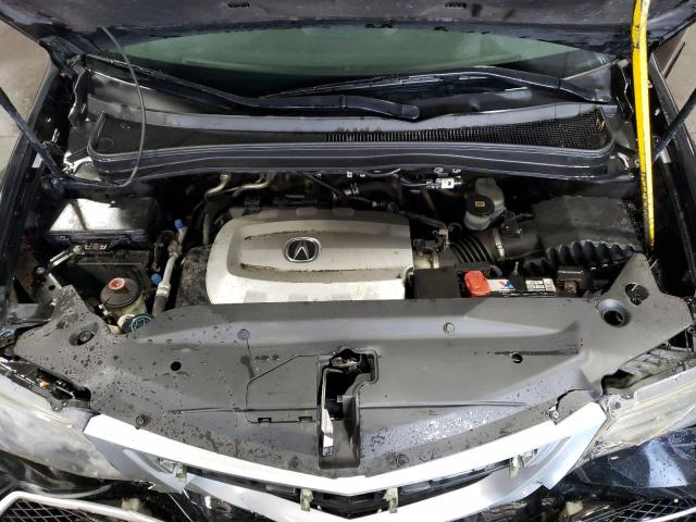 2HNYD2H69AH525982 - 2010 ACURA MDX TECHNOLOGY BLACK photo 12