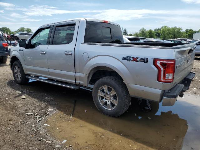 1FTEW1EFXFFA51714 - 2015 FORD F150 SUPERCREW SILVER photo 2