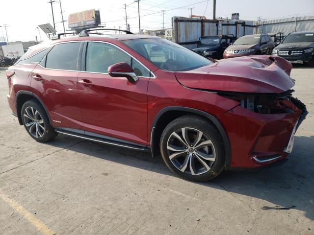 2T2HGMDA9NC086006 - 2022 LEXUS RX 450H RED photo 4