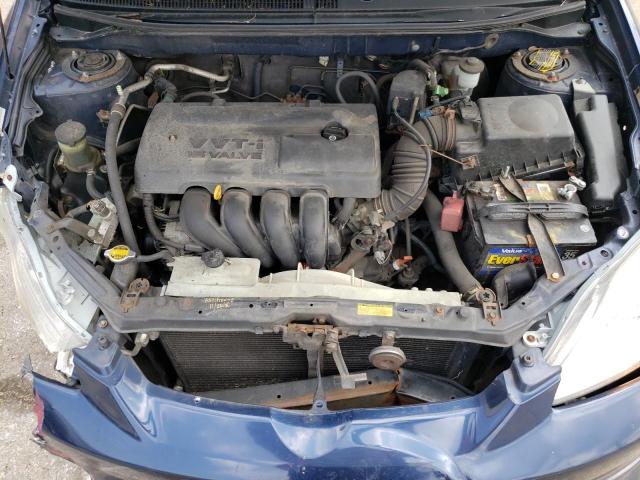 2T1KR32EX3C052187 - 2003 TOYOTA COROLLA MA XR BLUE photo 11