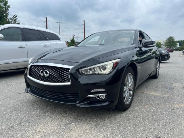 JN1CV7AP1HM641605 - 2017 INFINITI Q50 BASE BLACK photo 2