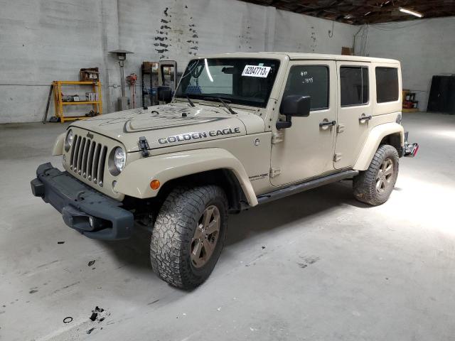 1C4BJWDG7JL871395 - 2018 JEEP WRANGLER U SPORT TAN photo 1