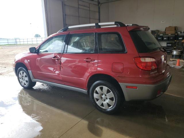 JA4LZ31F06U032112 - 2006 MITSUBISHI OUTLANDER LS BURGUNDY photo 2