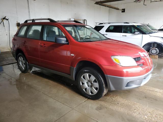 JA4LZ31F06U032112 - 2006 MITSUBISHI OUTLANDER LS BURGUNDY photo 4