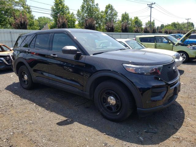 1FM5K8ABXNGB77261 - 2022 FORD EXPLORER POLICE INTERCEPTOR BLACK photo 4