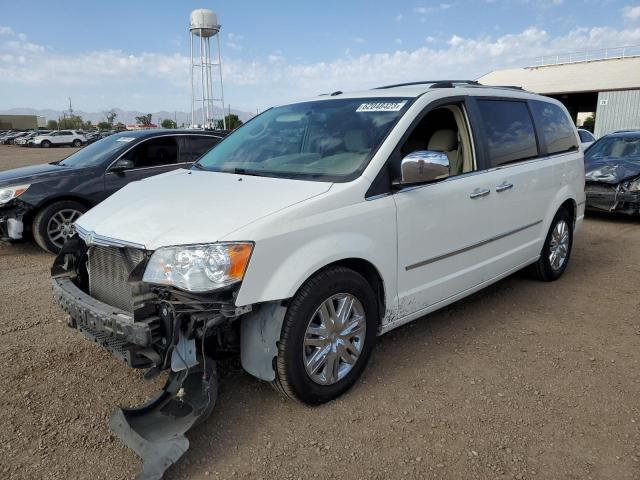 2A4RR6DX8AR149555 - 2010 CHRYSLER TOWN & COU LIMITED WHITE photo 1