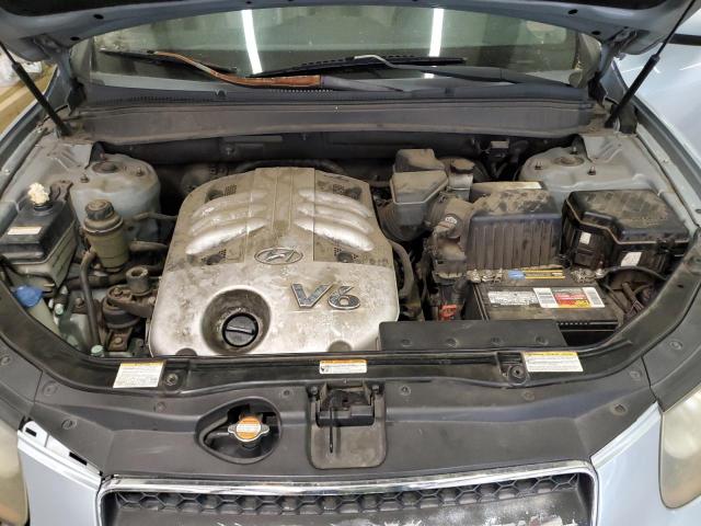 5NMSH13E67H044478 - 2007 HYUNDAI SANTA FE SE BLUE photo 12