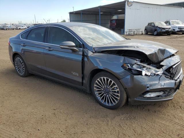 3FA6P0SU2HR157441 - 2017 FORD FUSION TITANIUM PHEV CHARCOAL photo 4