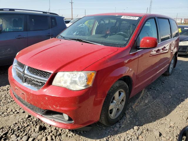 2C4RDGDGXCR171988 - 2012 DODGE GRAND CARA CREW RED photo 1