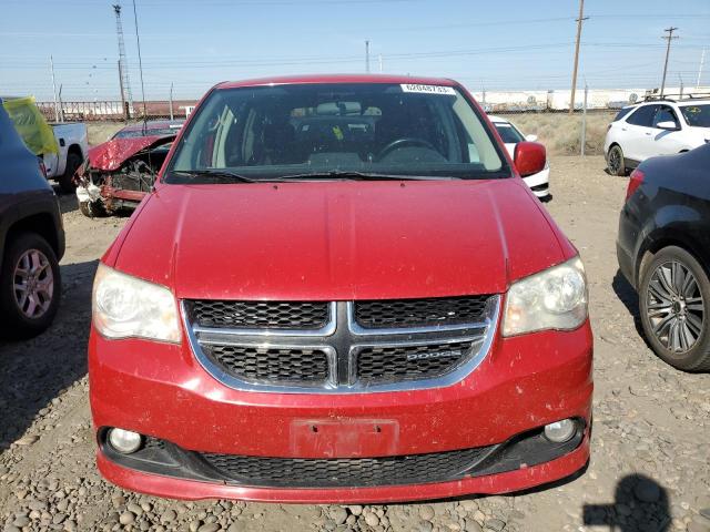 2C4RDGDGXCR171988 - 2012 DODGE GRAND CARA CREW RED photo 5