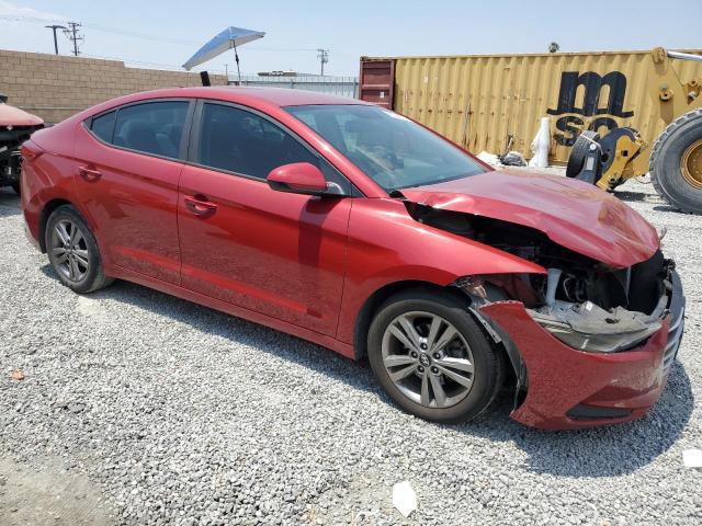 KMHD84LF7JU474891 - 2018 HYUNDAI ELANTRA SEL RED photo 4