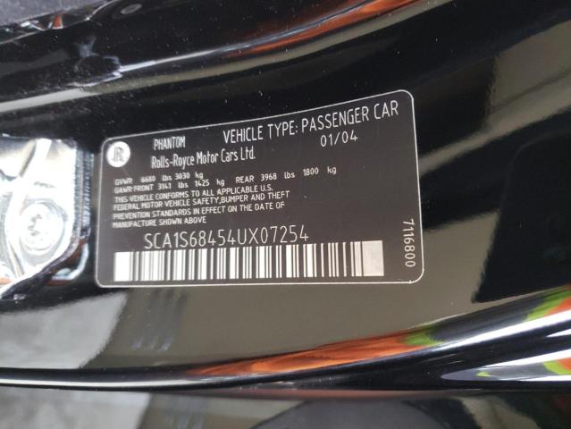 SCA1S68454UX07254 - 2004 ROLLS-ROYCE PHANTOM შავი ფოტო 12