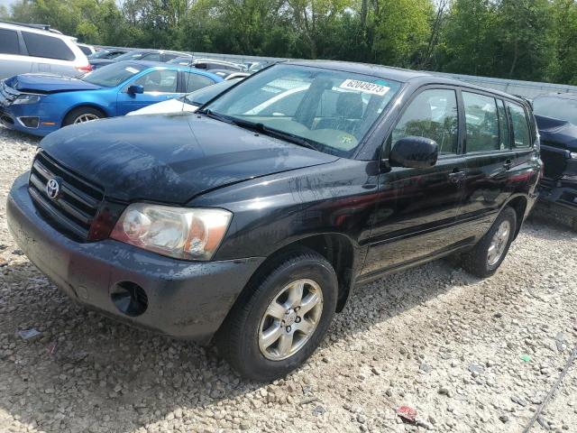 JTEHD21A340029388 - 2004 TOYOTA HIGHLANDER BLACK photo 1