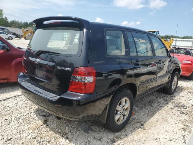 JTEHD21A340029388 - 2004 TOYOTA HIGHLANDER BLACK photo 3