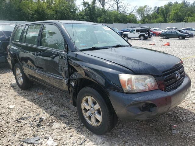 JTEHD21A340029388 - 2004 TOYOTA HIGHLANDER BLACK photo 4