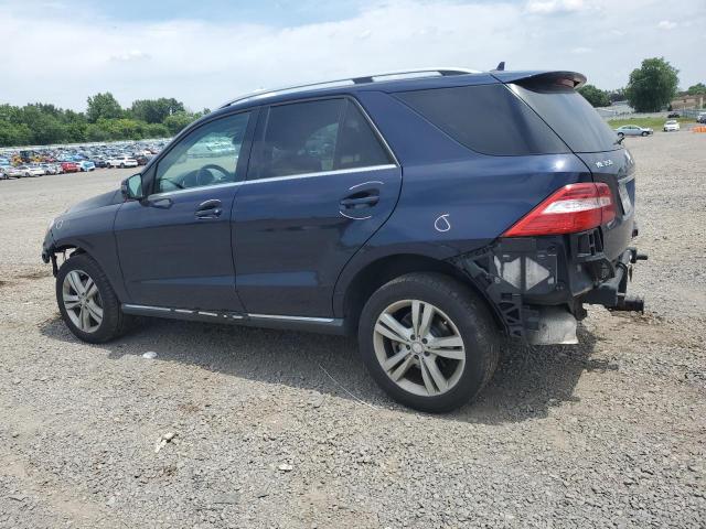 4JGDA5HB2FA457375 - 2015 MERCEDES-BENZ ML 350 4MATIC BLUE photo 2