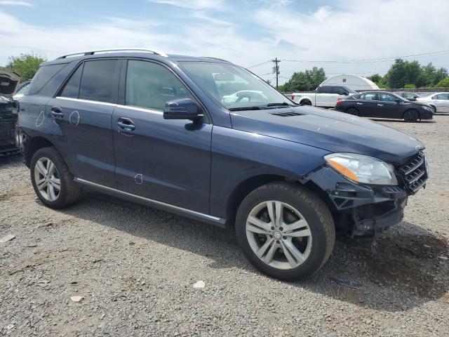 4JGDA5HB2FA457375 - 2015 MERCEDES-BENZ ML 350 4MATIC BLUE photo 4