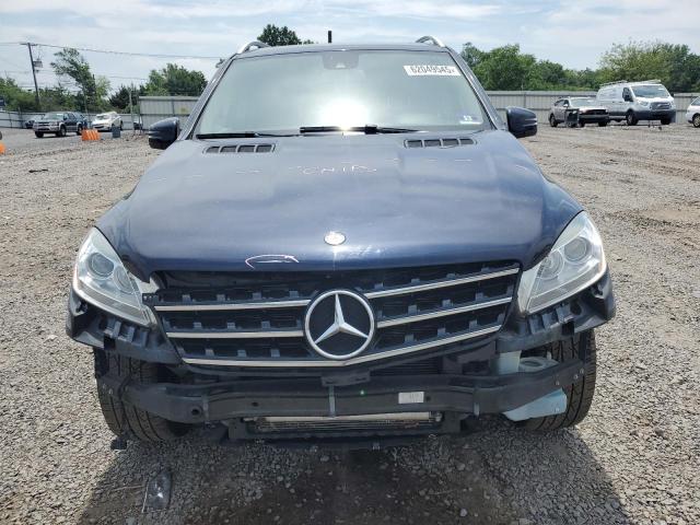 4JGDA5HB2FA457375 - 2015 MERCEDES-BENZ ML 350 4MATIC BLUE photo 5
