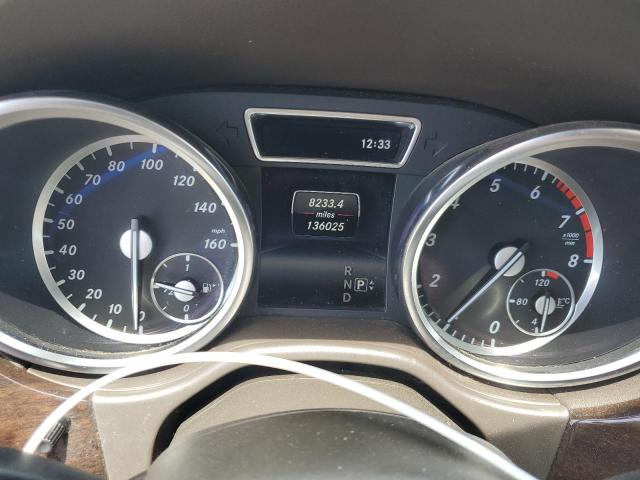 4JGDA5HB2FA457375 - 2015 MERCEDES-BENZ ML 350 4MATIC BLUE photo 9