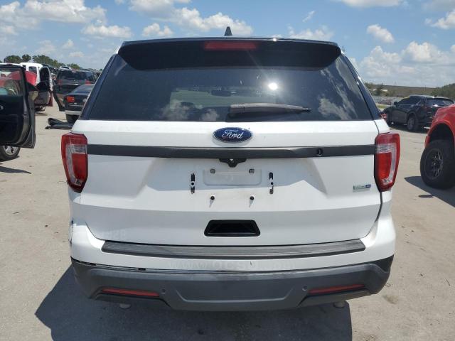 1FM5K8AR5KGB43785 - 2019 FORD EXPLORER POLICE INTERCEPTOR WHITE photo 6