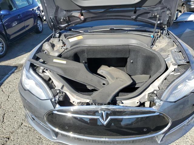 5YJSA1H13EFP37100 - 2014 TESLA MODEL S CHARCOAL photo 11