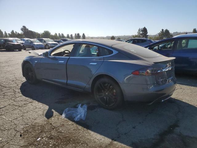 5YJSA1H13EFP37100 - 2014 TESLA MODEL S CHARCOAL photo 2