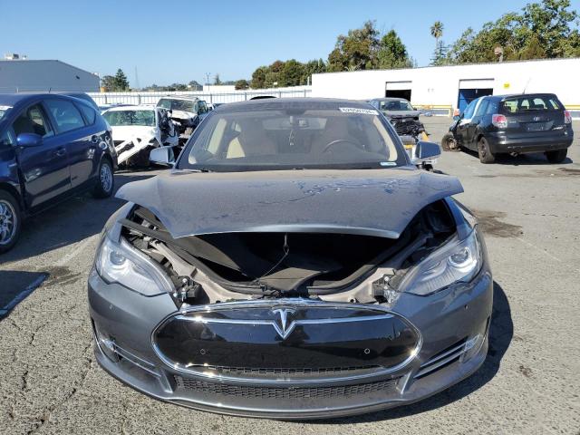 5YJSA1H13EFP37100 - 2014 TESLA MODEL S CHARCOAL photo 5