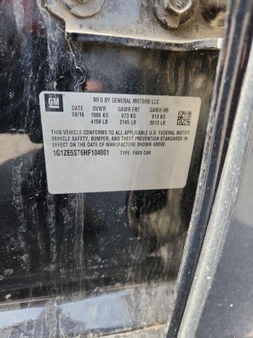 1G1ZE5ST6HF104801 - 2017 CHEVROLET MALIBU LT BLACK photo 13