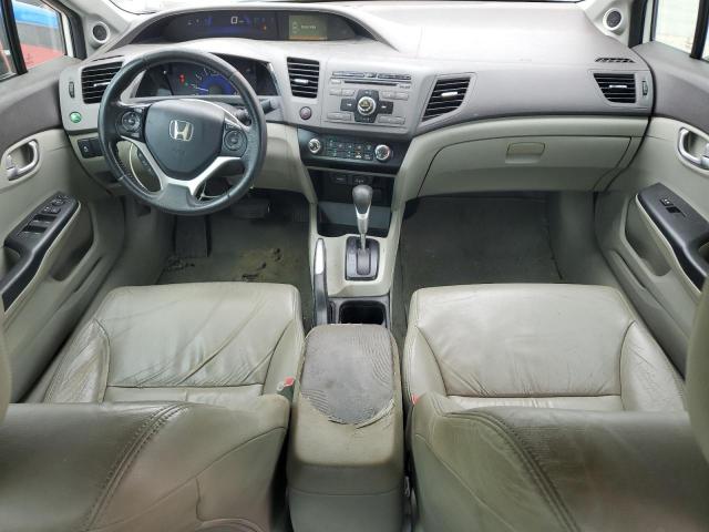 2HGFB2F97CH568589 - 2012 HONDA CIVIC EXL თეთრი ფოტო 8