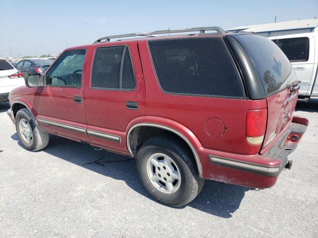 1GNDT13W8X2159742 - 1999 CHEVROLET BLAZER RED photo 2