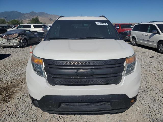 1FM5K8D80DGB59060 - 2013 FORD EXPLORER XLT WHITE photo 5